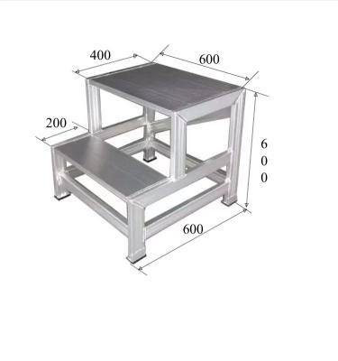 China Custom Metal Ladder Small Folding Ladders Step Stool Folding Step Stools Sheet Metal Fabrication for sale