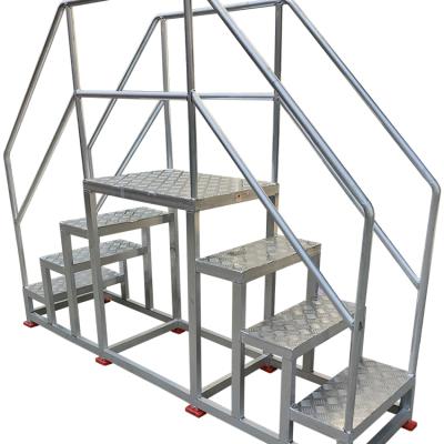 China Custom Metal Ladder Small Folding Ladders Step Stool Folding Step Stools Sheet Metal Fabrication for sale