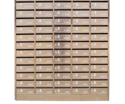 China Wall Mounted Sheet Metal Fabrication Mailbox Letter Box Community Family for sale