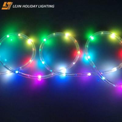 China Outdoor Led Rope Light Garden Decoration IP65 Waterproof 20M Led Outdoor Rope Light With Remote Control for sale