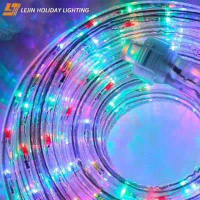 China Waterproof IP65 Warehouse Controlled Outdoor 66V Rope Smart Flashing Light With Remote for sale