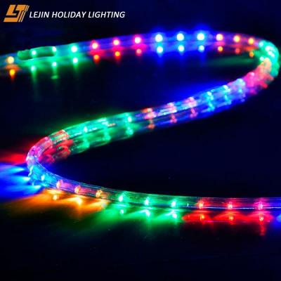 China Garden Holiday Decoration 20leds RGB Colorful Smart Rope Light With Remote for sale