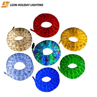 China Holiday Party Outdoor Decoration IP65 36leds Multimeter Wire RGB Rope Light For Festival Party for sale