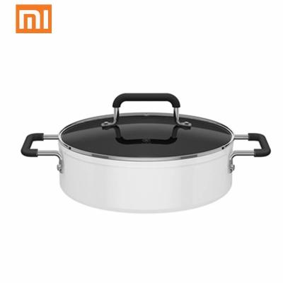 China 4L Household Household System Induction Cookers Stock Pot Dishwasher Safe Aluminum Covered Smart Nonstick Soup Pot Heats Fast Even for sale