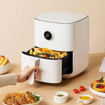 China Electric Household Smart Home System Smart Air Fryer No Touch Oil 3.5L 1500W Controls Sound Deep Fryer Timing Mijia APP Control for sale