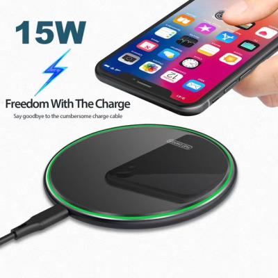 China GOGOLIN Cheapest Mobile Phone Lamp Desk Factory ABS 15W Quick Table Phones Wireless Charger for sale