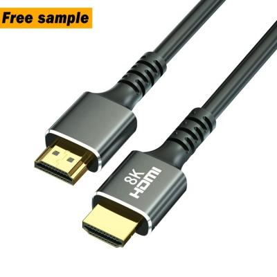 China COMPUTER customize logo length 3d gold plated china uhd kabel 8k hdmi cable 2.1 0.5m 1m 1.5m 2m 3m 60hz 48Gbps for sale