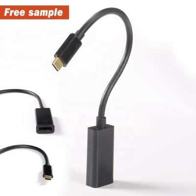 China LAPTOP Amazon Hot Selling DisplayPort 3.1 4K UHD Audio and Video Transmission Male to Type-C Female to DP Adapter for Laptop for sale