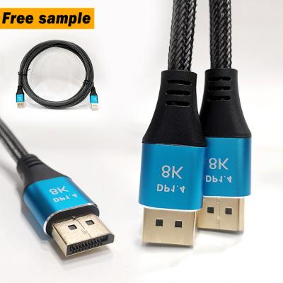 China Best selling COMPUTER displayport 48Gpbs 60HZ 10m 2m 15m 3m male to DP 1.4 8k male to DP cable for sale