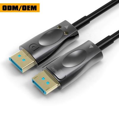 China High Quality Mini Video Game Player 32.4Gbps 10m 8k To Box 25 Displayport AOC DP Version 1.4 Fiber Optic Cable for sale