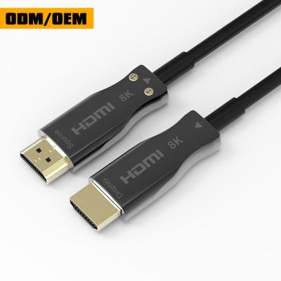 China COMPUTER amazon hot sale 10m 20m 90m 100m high speed fiber cable aoc 8k hdmi cables 120hz 48Gbps for sale