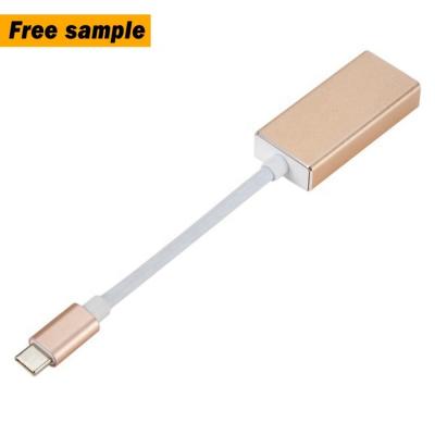 China High resolution COMPUTER quality 1.2 4k @ 60hz 3.1 t hdtv male to female displayport usb type c to dp converter for sale