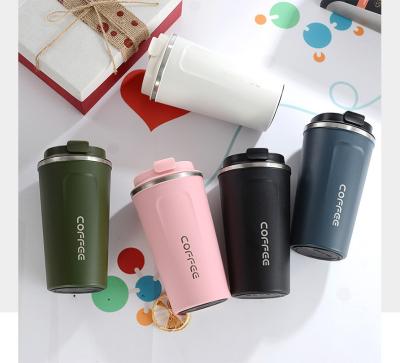 China Sustainable Fashion Milk Water Coffee Mug Double Wall Stainless Steel Tumblers CUP Sealed Lid Tea Mugs Coffee Mug for sale