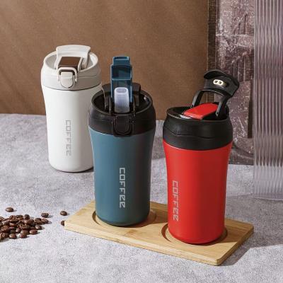 China Water Milk Coffee Mug Sustainable Cup SS 304 Stainless Steel Personal Cups Food-Safe Mug for sale