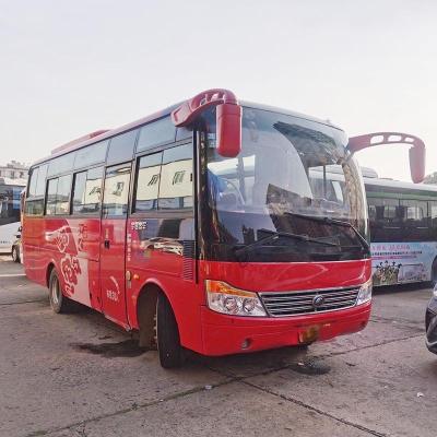 China Bus Used Yutong Mini Bus Second Hand 30 Sliding Window Coach Passenger Tourist Bus For Sale 7470*2340*3180mm for sale