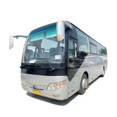 China Second Hand Coach Bus Left Hand Drive Yutong Used Bus 50 Passenger Used Bus With Air Conditioner 10490*2500*3550mm for sale