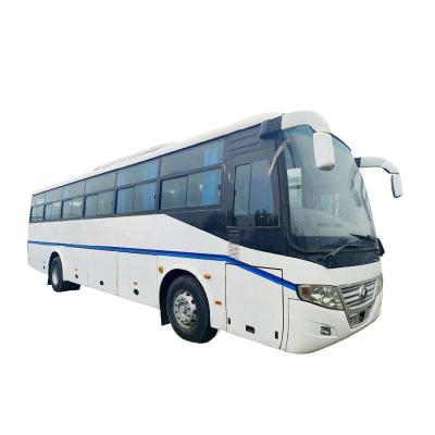 China Left Hand Drive Sightseeing Bus Used Yutong Bus 11490*2500*3650mm Medium Sightseeing Bus Yutong 55 Passenger Coach for sale