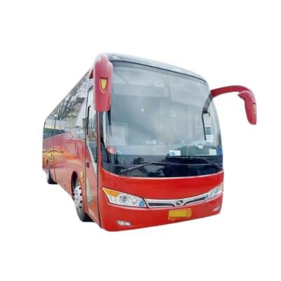 China Double Door Sightseeing Tour Bus Second Hand Kinglong Coach 45 Seater Passenger Bus With Air Conditioner 10490*2480*3435mm for sale