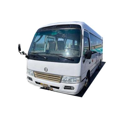 China Mini Buses Seats Passenger Small Customized Guided Bus Transports Cummins Diesel Engine 7045*2050*2890mm for sale