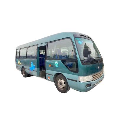 China Gold Dragon Bus Left Hand Drive Coaster Bus Short Distance Transport With Sliding Window 7000*2090*2840mm for sale