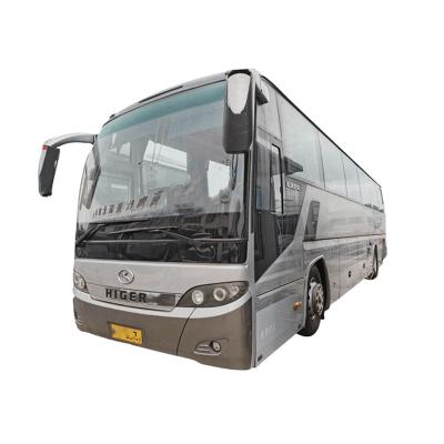 China Used Long Distance Bus One Floor 2+2 Floor Layout 53 Seater Higher Bus With Middle Door 12000*2550*3920mm for sale