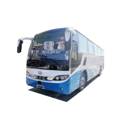 China Second Hand Higer Brand 2+2 Layout 47 Seats Passenger Bus 10600*2500*3300mm Coach Double Door Used Sightseeing Bus Tour for sale