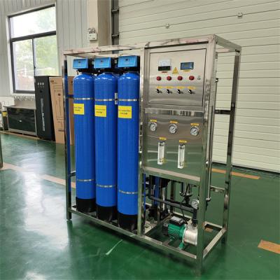 China 0.5 toneladas de equipamento de tratamento de água por osmose reversa unipolar para 3 reservatórios à venda
