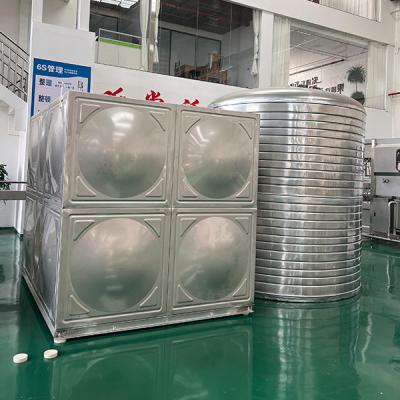 China Stainless Steel Water Storage Containers For Household Rooftop Domestic Water for sale