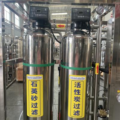 China Commercial High-Efficiency 1-Ton/Hour Single-Stage Reverse Osmosis Water Treatment Equipment for sale