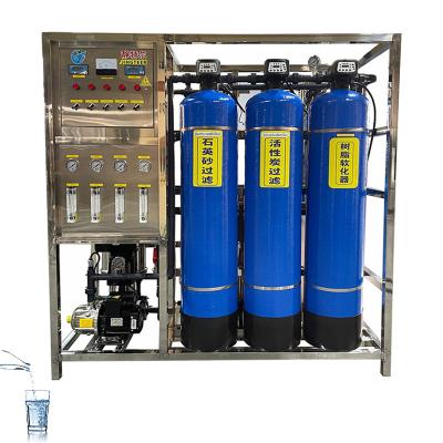 China Pure Mineral Drinking Water Reverse Osmosis Water Filtration Filter RO System Water Treatment à venda