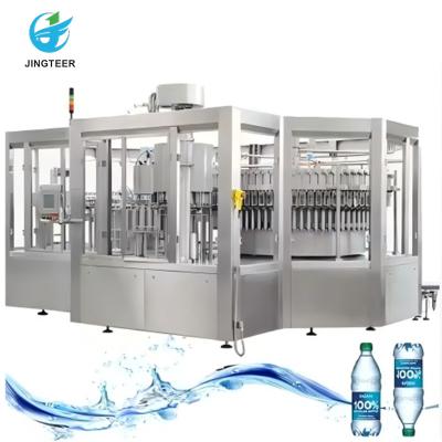 Chine Ligne de production d'eau minérale pure en plastique 3 en 1 machine de remplissage d'eau à vendre