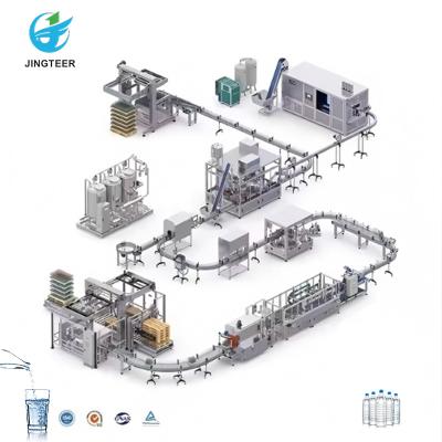 China Fabriek Volledige automatische machine Drinkwater Mineraal water vulmachine Productielijn Plant Te koop