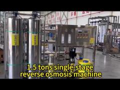 1.5 ton single stage reverse osmosis machine