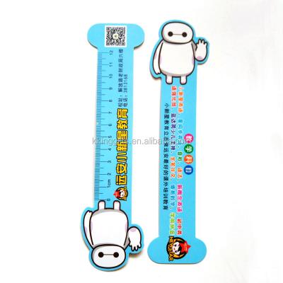 China Eco-friendly Custom Design Flexible School Stationery Ruler Measuring Ruler Office Word Draw Kids for sale