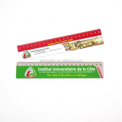 China PVC Custom 15cm PVC Plastic Flexible Soft Rulers For Promotion for sale