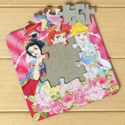 China Toy Wholesale Die-Cut 12pcs 24pcs 48pcs Cartoon Paper Puzzles Printable Cardboard Puzzle For Adult In Custom for sale