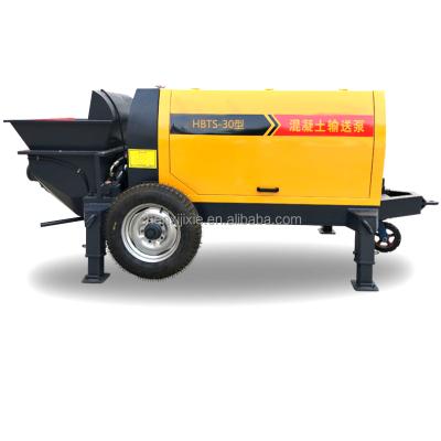 China Construction Engineering Low Price Mobile Mini Concrete Pump Machine Diesel Stroke With Good Quality for sale