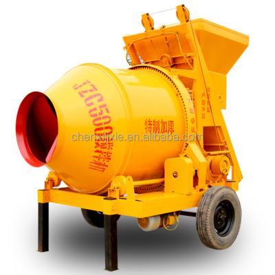 China Verified Construction Industry Supplier JZC350 Portable Concrete Mixer Machine With Diesel Engine For Sale In Kenya Ghana South Africa for sale