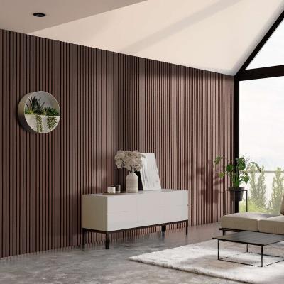 China Modern Wooden Akupanel Sound Absorption Wallpaper Interior Wall Panel for sale