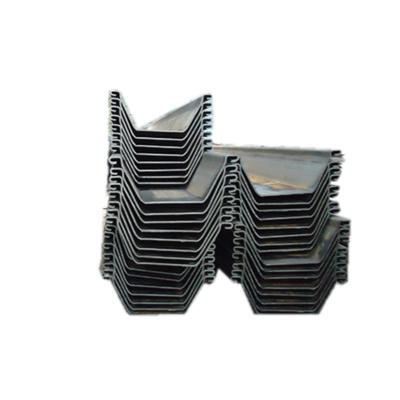 China AISI/ASTM/JIS Hot Selling Steel Sheet Pile Manufacturers High Strength Steel Plate Sheet Piling Pile Weight for sale