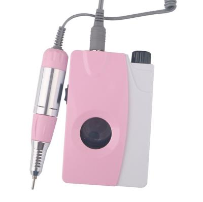 China Plastic Nail Drill Machine Rechargeable Pedicure Strong Acrylic Manicure Nail Drill Machine for sale