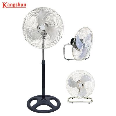 China Hotel Manufacturer Design 500mm Sight Scope Foot Stool 220V 3 in 1 Industrial Floor Stand Fan for sale