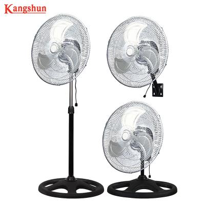 China High Quality Hotel Power Source 18 Inch 3 In 1 Floor Stand Industrial Fan for sale