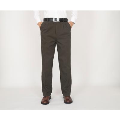 China Anti-wrinkle winter cotton and fleece pants plus size viable middle-aged men for sale