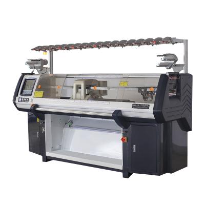 China Automatic 72 Inch 10G Three Flat High Speed ​​Hat And Scarf Automatic Flat Knitting Machine for sale