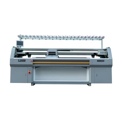 China Stg 7g Three System Automatic Computer Flat Collar Wool Sweater Loom Flat Top Knitting Knitting Making Machine for sale