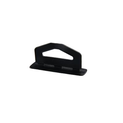 China New Design 58mm Euro Cardboard Box Plastic Folding Box Hanger In Black Color for sale