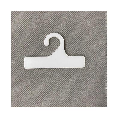 China Transparent Plastic Clothing 61mm Small Hook Hanger For Packaging Accessories for sale