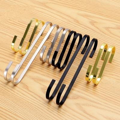 China Household Essential Sustainable Home S Hooks Stainless Steel S Shaped Hooks Heavy Duty Metal Hooks for sale