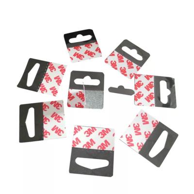 China Black 40mm Multiple Foldable Slat Wall Adhesive Hook Hangers Viable Pack for sale